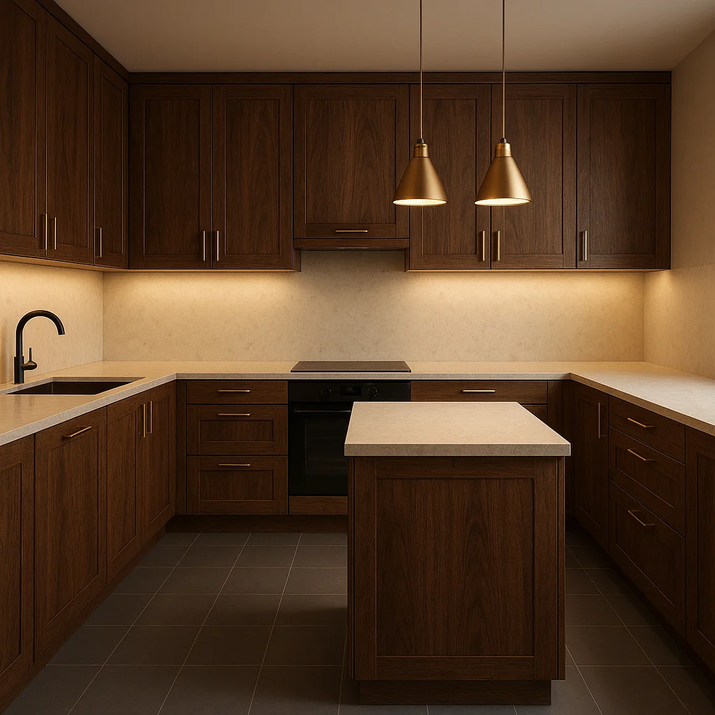 Kitchen wrapping, cupboard doors wrapped in Durban