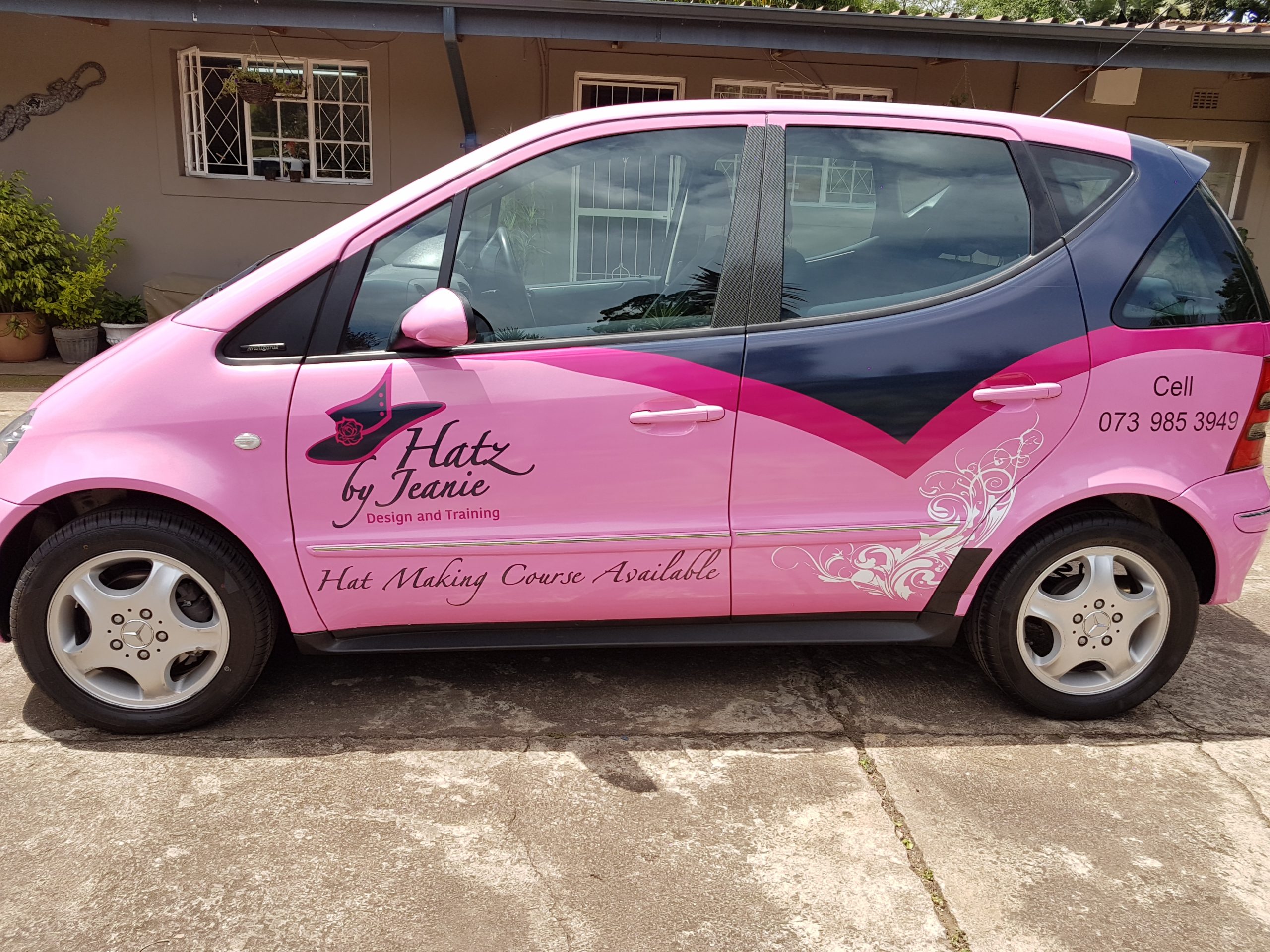 Vehicle branding with custom graphics, KZN