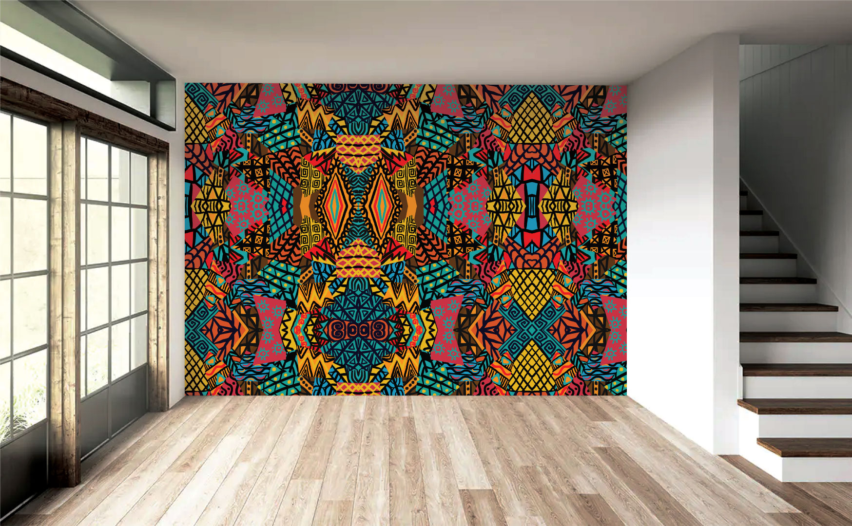 Custom wallpaper installed in Durban KZN