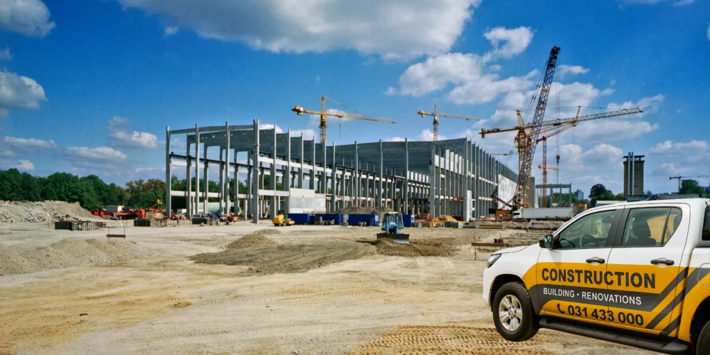 Construction Company Vehicle Branding: Professional Image On Every Job Site