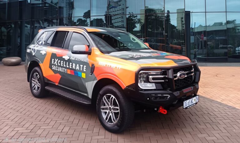 Vehicle branding on Ford Everest